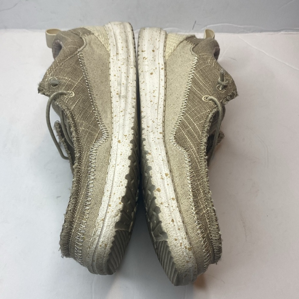 Hey Dude Beige Wendy Chambray Shoes - Picture 7 of 10